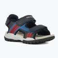 Juniorské sandále Geox Borealis ocean blue/red 8