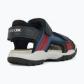 Juniorské sandále Geox Borealis ocean blue/red 11