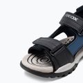 Juniorské sandále Geox Borealis ocean blue/red 7