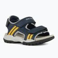 Juniorské sandále Geox Borealis ocean blue/gold 8