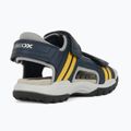 Juniorské sandále Geox Borealis ocean blue/gold 11