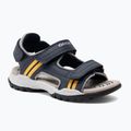 Juniorské sandále Geox Borealis ocean blue/gold