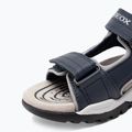 Juniorské sandále Geox Borealis ocean blue/gold 7