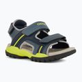 Juniorské sandále Geox Borealis avio/lime 8