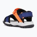 Juniorské sandále Geox Borealis ocean blue/orange 10