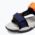 Juniorské sandále Geox Borealis ocean blue/orange 7