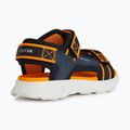 Juniorské sandále Geox Airadyum ocean blue/orange 8