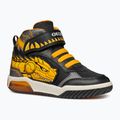 Juniorské topánky Geox Inek black/yellow 9
