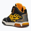 Juniorské topánky Geox Inek black/yellow 12