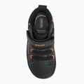 Detské topánky Geox Gisli black/dark orange 5