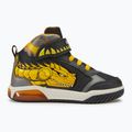 Juniorské topánky Geox Inek black/yellow 3