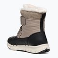 Juniorské snehule Geox Flexyper ABX dark beige/black 4