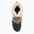 Juniorské snehule Geox Flexyper ABX dark beige/black 5