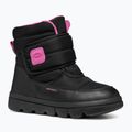 Detské snehule Geox Willaboom ABX black/fuchsia