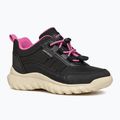 Juniorské topánky Geox Simbyos ABX black/fuchsia 8