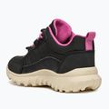 Juniorské topánky Geox Simbyos ABX black/fuchsia 10