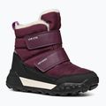 Juniorské snehule Geox Trekkyup ABX burgundy 8
