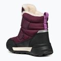 Juniorské snehule Geox Trekkyup ABX burgundy 10