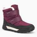 Juniorské snehule Geox Trekkyup ABX burgundy