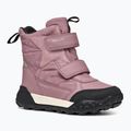 Juniorské snehule Geox Trekkyup ABX dark pink