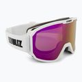 Lyžiarske okuliare Bliz Rave matt white/brown pink