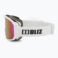 Lyžiarske okuliare Bliz Rave matt white/brown pink 4