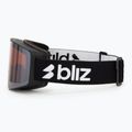 Lyžiarske okuliare Bliz G001 matte black/orange/silver mirror 4