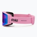 Lyžiarske okuliare Bliz G001S matte pink/neon violet/blue multi 4