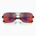Slnečné okuliare Ray-Ban Rb8336M Scuderia matt black/dark grey mirror blue/red 3
