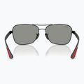 Slnečné okuliare Ray-Ban Rb8336M Scuderia matt black/dark grey mirror blue/red 5