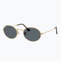 Slnečné okuliare Ray-Ban Oval arista gold/blue 4