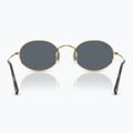 Slnečné okuliare Ray-Ban Oval arista gold/blue 5