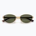 Slnečné okuliare Ray-Ban RB3774D arista gold/dark green polarized 3