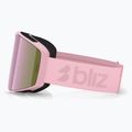 Lyžiarske okuliare Bliz G004 matte pink/brown/pink multi 4