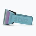 Lyžiarske okuliare Bliz G003S matte turquoise/brown/green multi 4