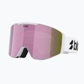 Lyžiarske okuliare Bliz G004 matte white/brown/pink multi