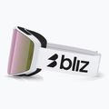 Lyžiarske okuliare Bliz G004 matte white/brown/pink multi 4
