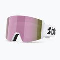 Lyžiarske okuliare Bliz G003S matte white/brown/pink multi