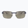 Slnečné okuliare Ray-Ban RB4470 Polarized+ Lenses sand dark blue/grey gradient chromance 2