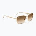 Slnečné okuliare Ray-Ban Bain Bridge arista gold/brown gradient