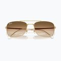 Slnečné okuliare Ray-Ban Bain Bridge arista gold/brown gradient 3