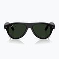 Okuliare s kamerou Ray-Ban Meta Aviator shiny black/trs g. green 7
