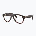 Okuliare s kamerou Ray-Ban Meta Aviator transp. umber/trs jade