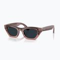Okuliare s kamerou Ray-Ban Meta Zena milky pink blush/trs grey 7