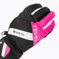 Level Neo JR detské lyžiarske rukavice Gore-Tex fucsia 4