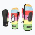 Detské lyžiarske rukavice Level Vertigo Mitt Teen pk rainbow 7