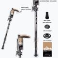 Nordic walking prútik Fizan Classic Micro grey 3
