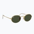 Slnečné okuliare Ray-Ban Oval arista gold/green g-15