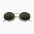 Slnečné okuliare Ray-Ban Oval arista gold/green g-15 3