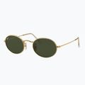 Slnečné okuliare Ray-Ban Oval arista gold/green g-15 4